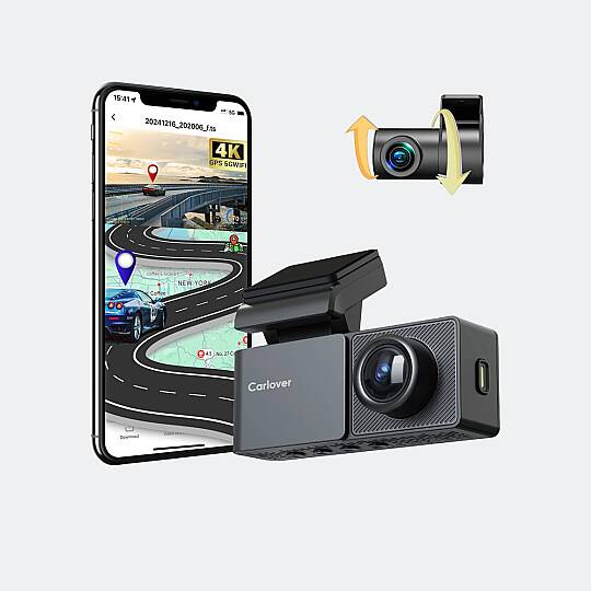 A3 4K Wifi Dahili Gps Araç Kameras - 2