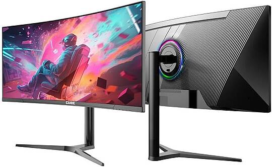 CUBE 34" PA-34V165C 165HZ 1MS 2K+ 21:9 WQHD CURVED 1500R VA PANEL FREESYNC DP+HDMI+TYPE-C PIVOT GAMING MONİTÖR - 2
