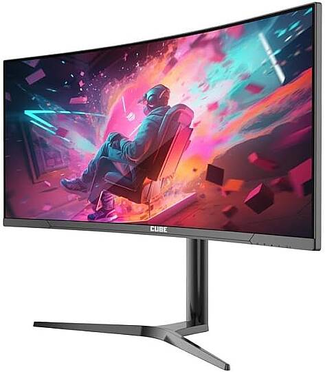 CUBE 34" PA-34V165C 165HZ 1MS 2K+ 21:9 WQHD CURVED 1500R VA PANEL FREESYNC DP+HDMI+TYPE-C PIVOT GAMING MONİTÖR - 3