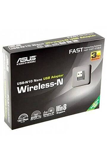 ASUS USB-N10 150Mbps KABLOSUZ USB ADAPTÖR-NANO