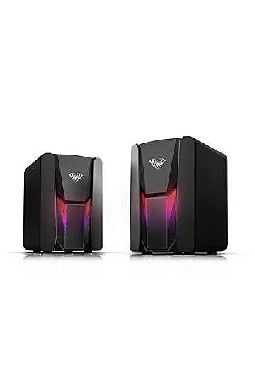 Aula N-108 1+1 USB/Aux Stereo 2.0 RGB Masaüstü Gaming Oyuncu Hoparlör Speaker Ses Sistemi