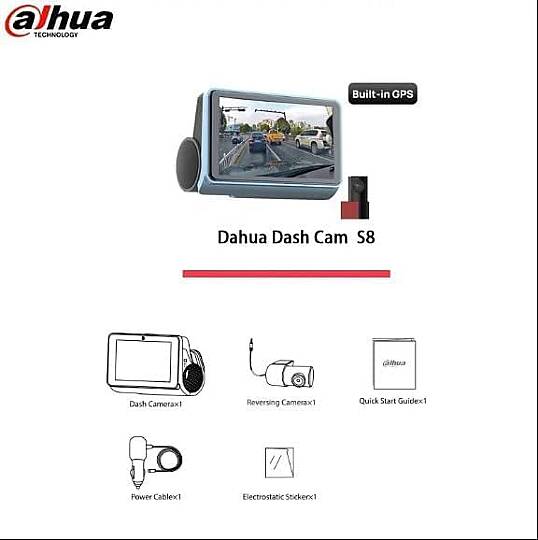 DAHUA DHI-DAE-HC3511GW-S8 8MP+4MP ÇİFT KAMERALI 123°GENİŞ AÇI G-SENSÖR DAHİLİ MİKROFON HOPARLÖR WIFI DASHCAM - 3