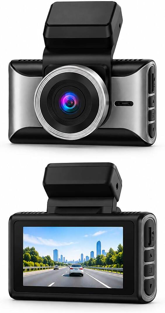DAHUA DHI-DAE-HC5710WV-S10 8MP+2MP ÇİFT KAMERALI 123° GENİŞ AÇI G-SENSÖR DAHİLİ MİKROFON HOPARLÖR WIFI DASHCAM - 1