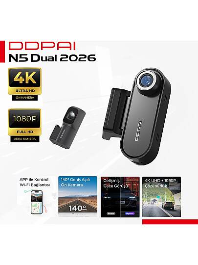 Ddpai N5 Dual Araç İçi Kamera ile Uyumlu Kablolu Radar Modülü Kiti – Yüksek Hassasiyetli Hareket Algılama 