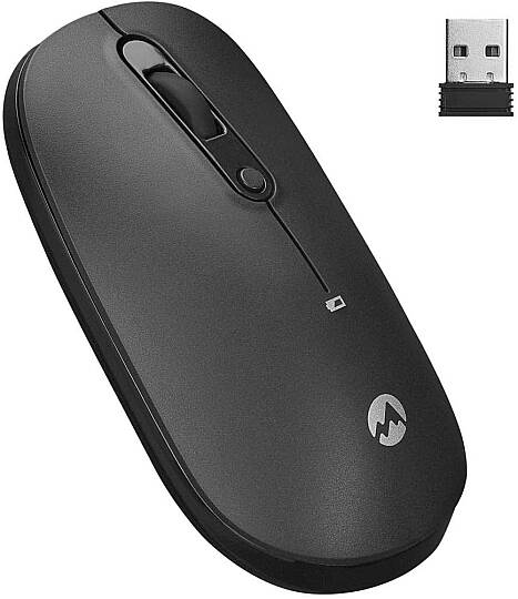 Everest KM-BT803 Siyah 3 in 1 BT 5.0+3.0+2.4Ghz 1600dpi Q Multimedia Kablosuz Klavye + Mouse Set - 3