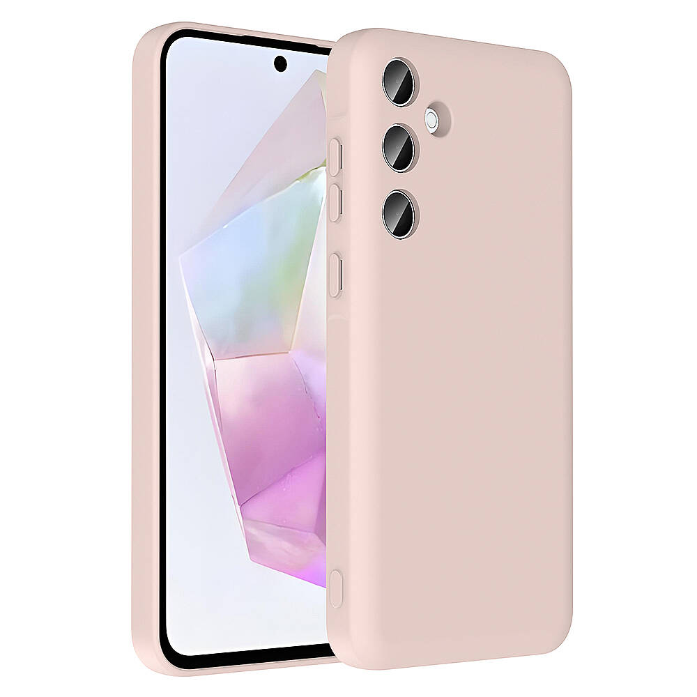 Galaxy A36-A56 Uyumlu Kılıf Kamera Korumalı Pembe Zore Vitra Kapak - 1