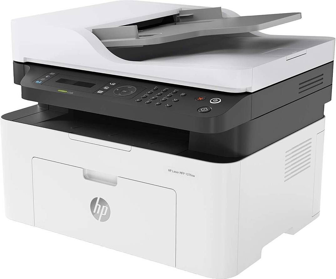 HP Laser Mfp 137FNW Wi-Fi Faks + Fotokopi + Tarayıcı + Lazer Yazıcı + Tam Dolu Muadil Tonerli.u Lazer Yazıcı - 1