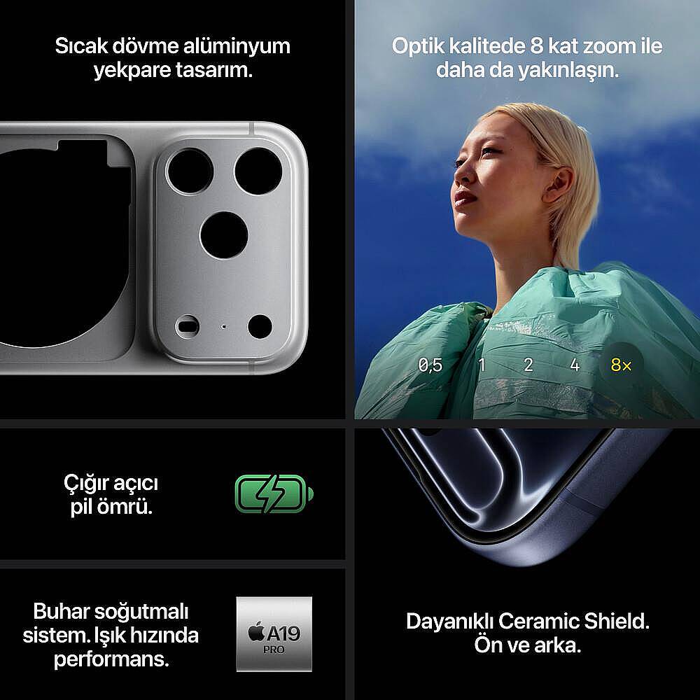 İphone 17 Pro 512 GB -Gri - 2