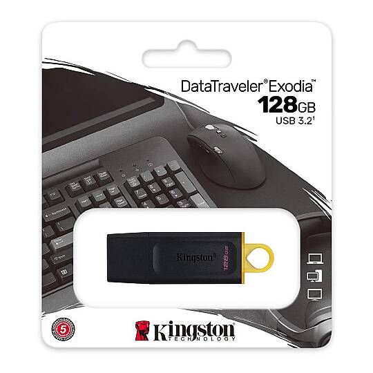 Kingston DataTraveler Exodia 128 GB USB Flash Bellek - 2
