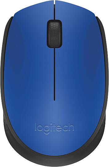 Logitech M171 USB Alıcılı Kablosuz Kompakt Mouse - Mavi