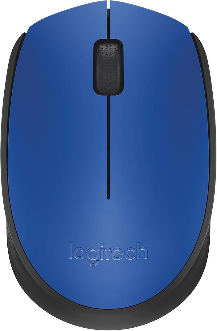 Logitech M171 USB Alıcılı Kablosuz Kompakt Mouse - Mavi - 1