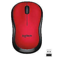 LOGITECH M220 SESSIZ KOMPAKT KABLOSUZ MOUSE -KIRMIZ - 1