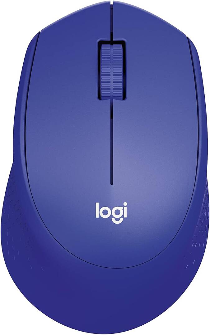 Logitech M330 Sessiz Kablosuz Optik Mouse - Mavi - 1