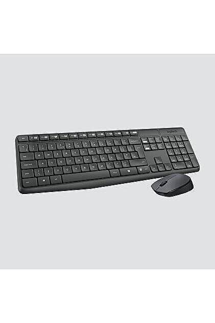 Logitech MK235 USB Kablosuz Türkçe Klavye Mouse Seti - 1