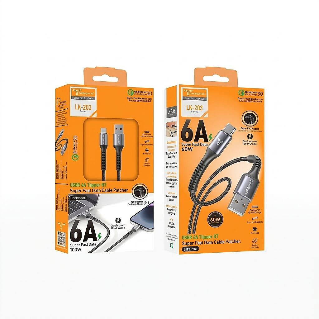 Lucatech LK253 Type-C 6A Şarj Kablosu - 1