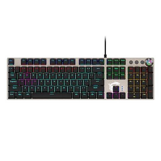 MSI Forge GK310 RGB Red Switch Kablolu Mekanik Oyuncu Klavyesi