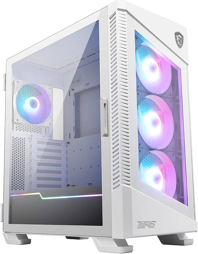 MSI MPG Velox 100R White TG ARGB ATX Mid - 1