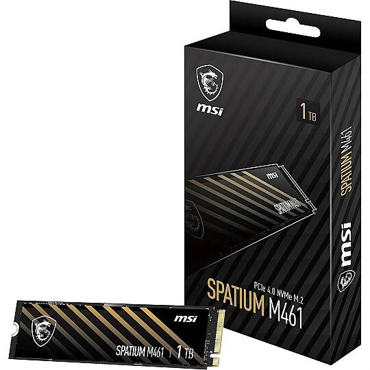 MSI SPATIUM M461 1TB NVME M.2 SSD