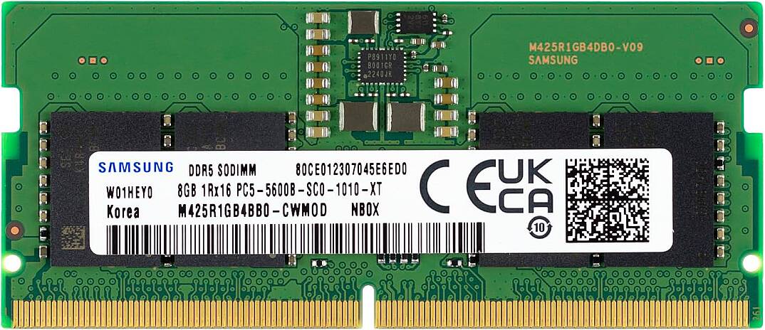 Samsung 8gb Ddr5 5600MHZ Notebook Ram M425R1GB4PB0-CWMOL- NOTEBOOK RAM - 1