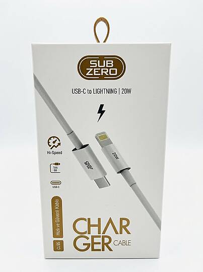 Subzero CL95 Type-C to Iphone Pd Şarj Kablosu