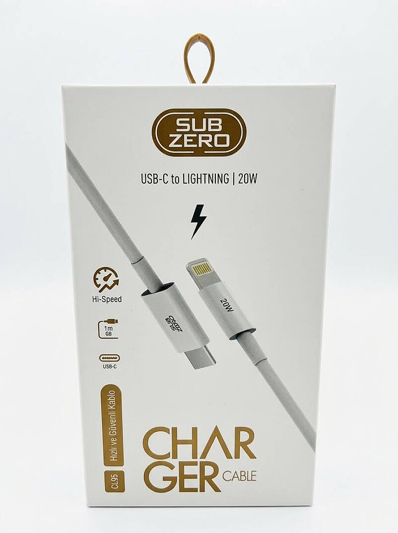 Subzero CL95 Type-C to Iphone Pd Şarj Kablosu - 1