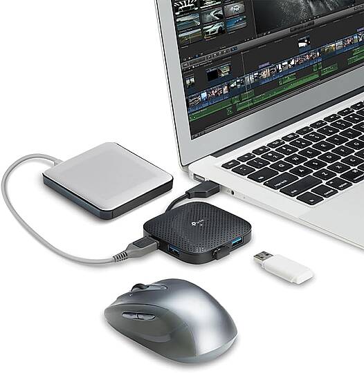 TP-LINK UH400 5Gbps Transfer Hızlı Tak ve kullan 4-Port USB 3.0 Hub - 2