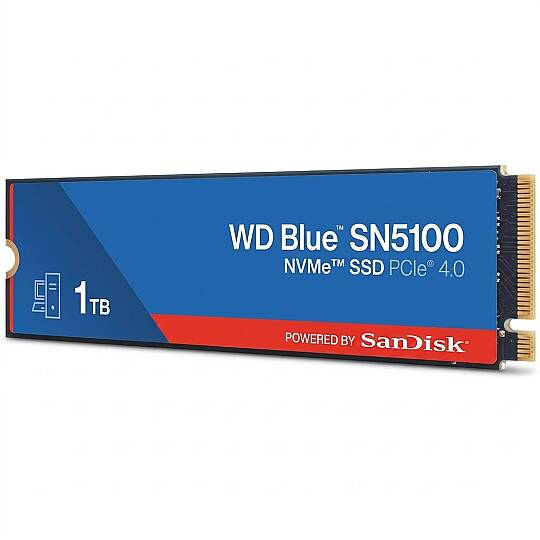 WD BLUE 500 GB SN5100 PCI-4.0 6600 MB/S 5600 MB/S M2 SSD WDS500G5B0E	
