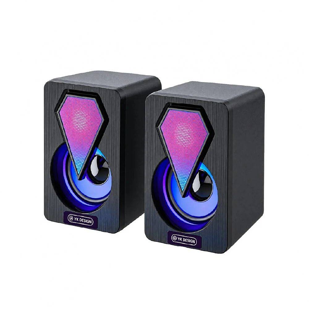 YK-S2046 Mini Kablolu Ses Ayarlı PC Speake - 1