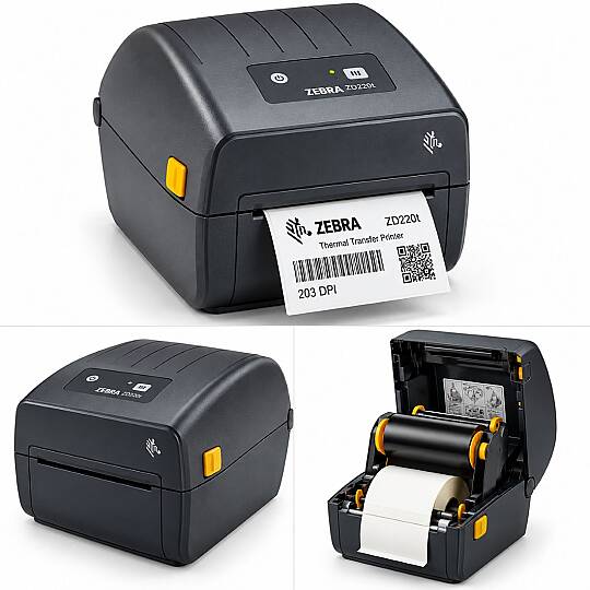 Zebra Zd220t 203dpı Termal Transfer Usb Barkod Yazıcı (Ribonlu Kullanım)