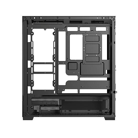 Zoko Alpha Siyah 7x12cm Kumandalı Argb Fanlı Gaming Akvaryum Kasa - 2