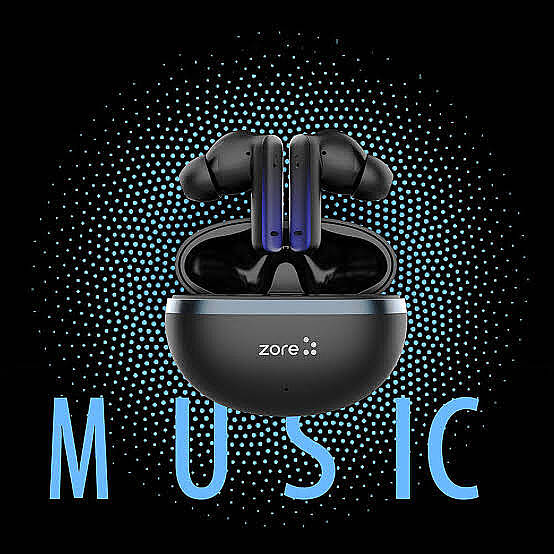 ZORE BTK-ZR101 SİYAH BLUETOOTH KULAKLIK - 1