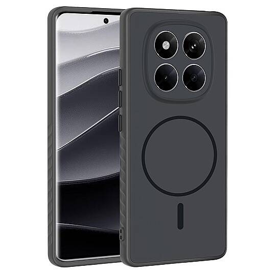 ZORE TEA REDMİ NOTE 14 PRO 4G SİYAH SERT KAPAK - 1