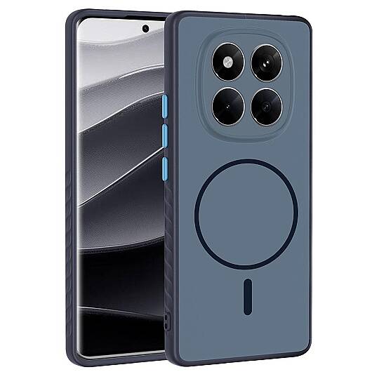 ZORE TEA REDMİ NOTE 14 PRO 4G LACİVERT SERT KAPAK - 1