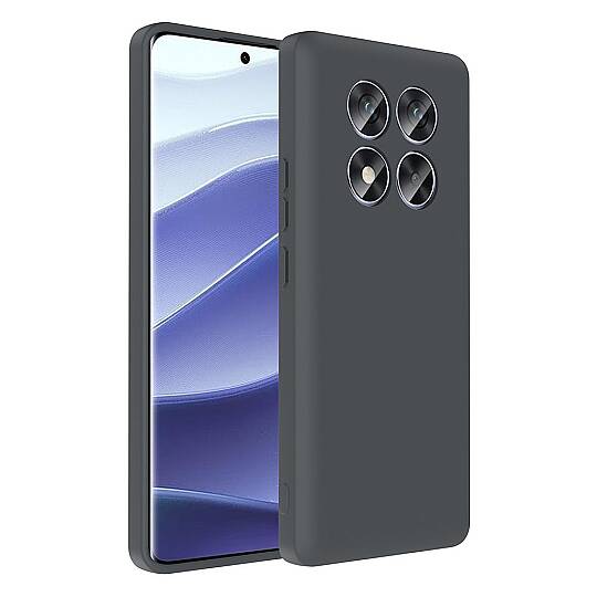 ZORE VİTRA REDMİ NOTE 14 PRO 4G GRİ SİLİKON KAPAK - 1