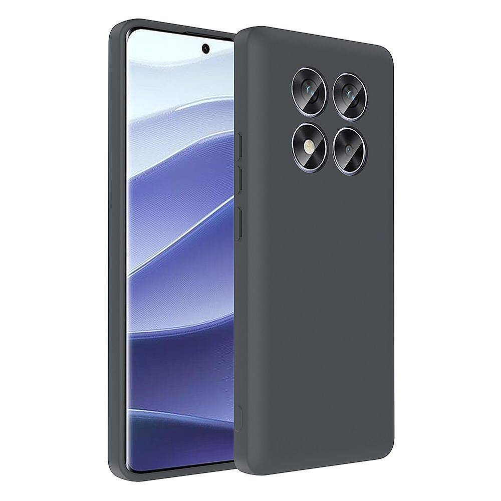 ZORE VİTRA REDMİ NOTE 14 PRO 4G GRİ SİLİKON KAPAK - 1